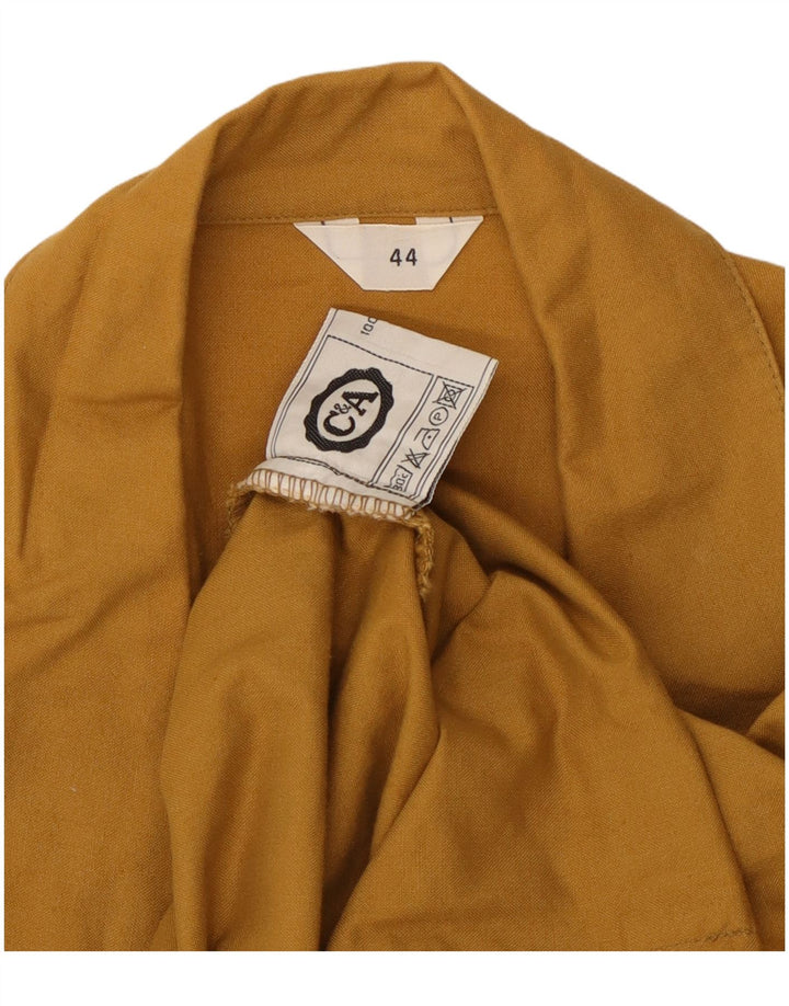C & A Chaqueta Blazer De Doble Botonadura Para Mujer EU 44 XL Algodón Amarillo