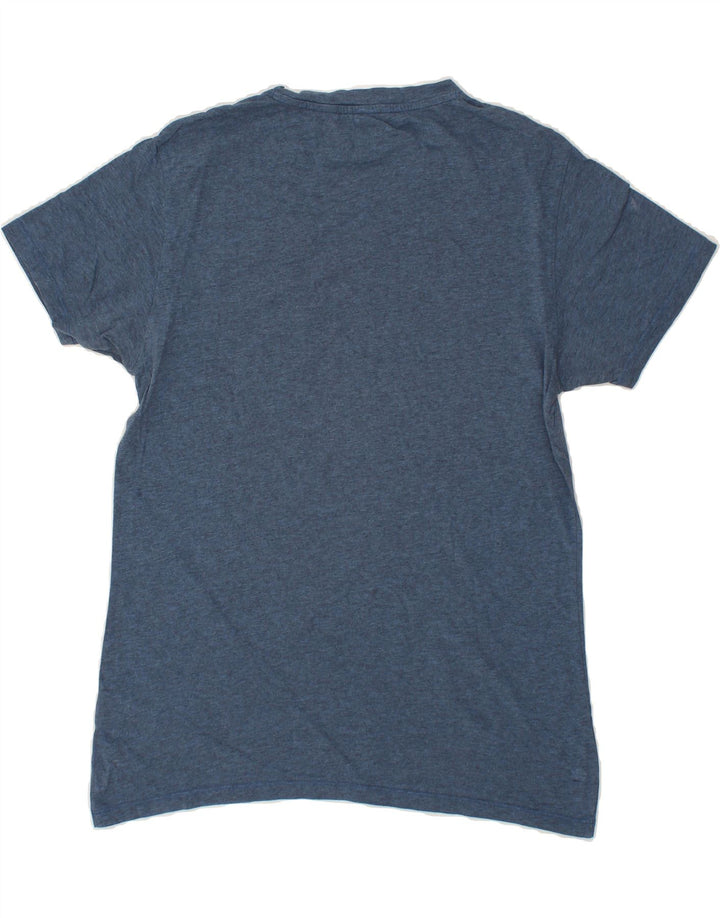 LEE Mens Slim Fit T-Shirt Top Medium Blue Cotton Vintage Lee and Second-Hand Lee from Messina Hembry 