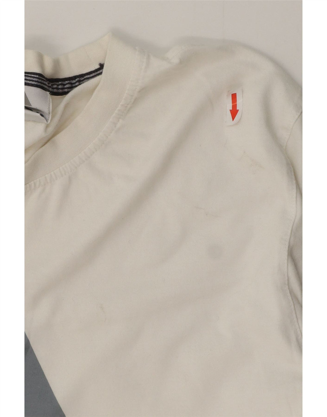 ADIDAS Camiseta gráfica para hombre Top grande de algodón blanco