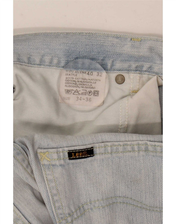 Vaqueros rectos Lee para hombre W34 L30 Algodón azul
