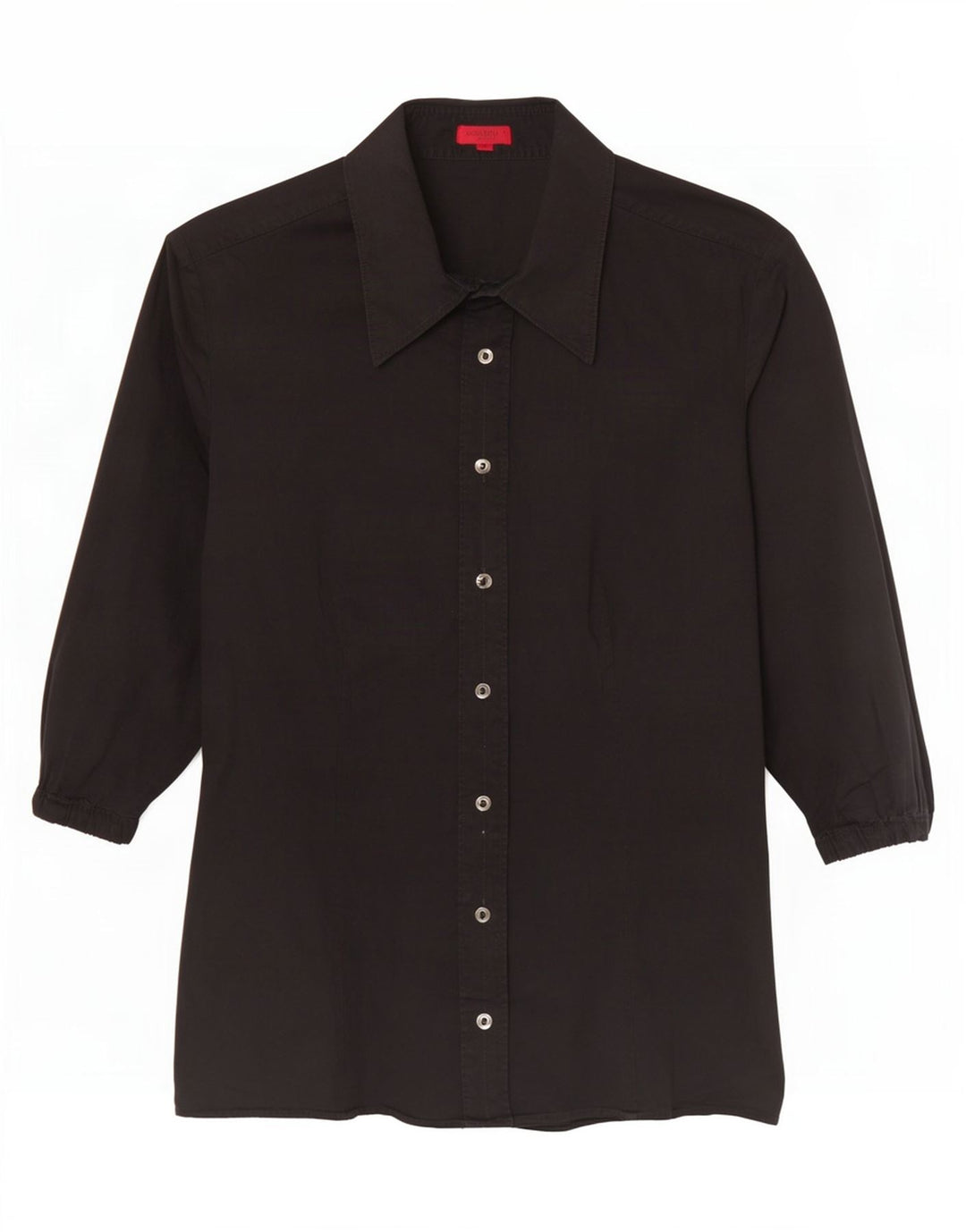 Hugo Boss Blusa de manga corta para mujer EU 36 Small Black