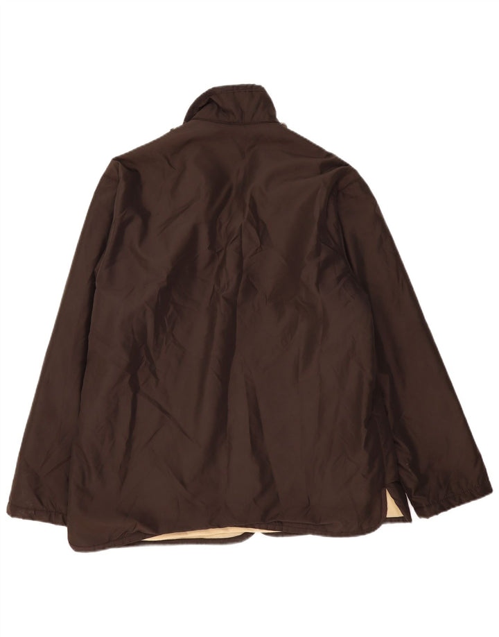 Trussardi Chaqueta cortavientos para hombre IT 50 Large Marrón