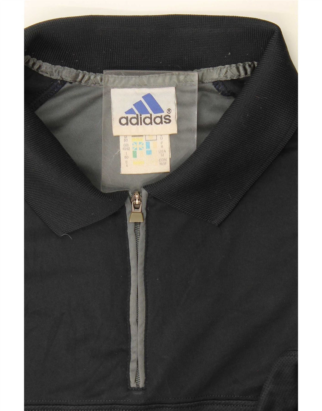 Adidas Polo Climalite para hombre Reino Unido 40/42 Medio Azul Marino Poliéster