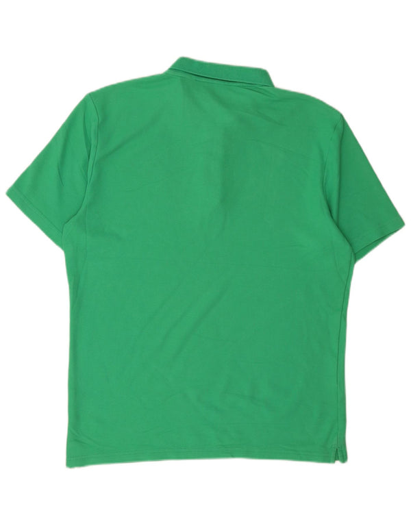 CALVIN KLEIN Polo para hombre grande de algodón verde