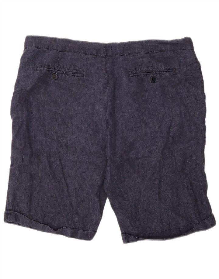 Zara Mens Chino Shorts W36 Grande Azul Marino
