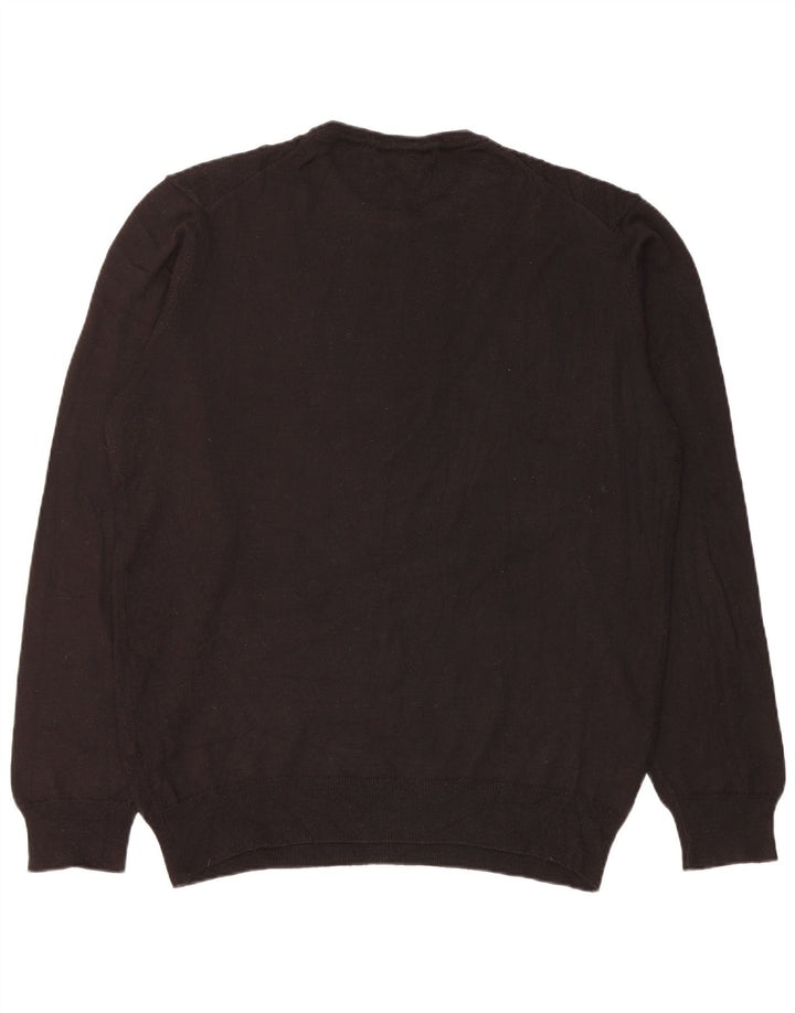 K-Way Suéter de cuello redondo para hombre 2XL Acrílico negro