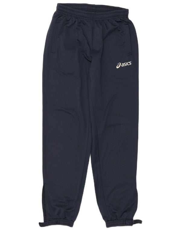 Asics Hombre Pantalones De Chándal Joggers Medium Azul Marino Poliéster