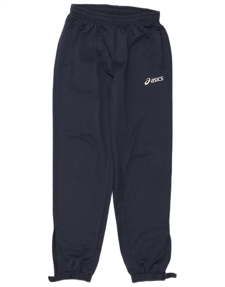 Asics Hombre Pantalones De Chándal Joggers Medium Azul Marino Poliéster