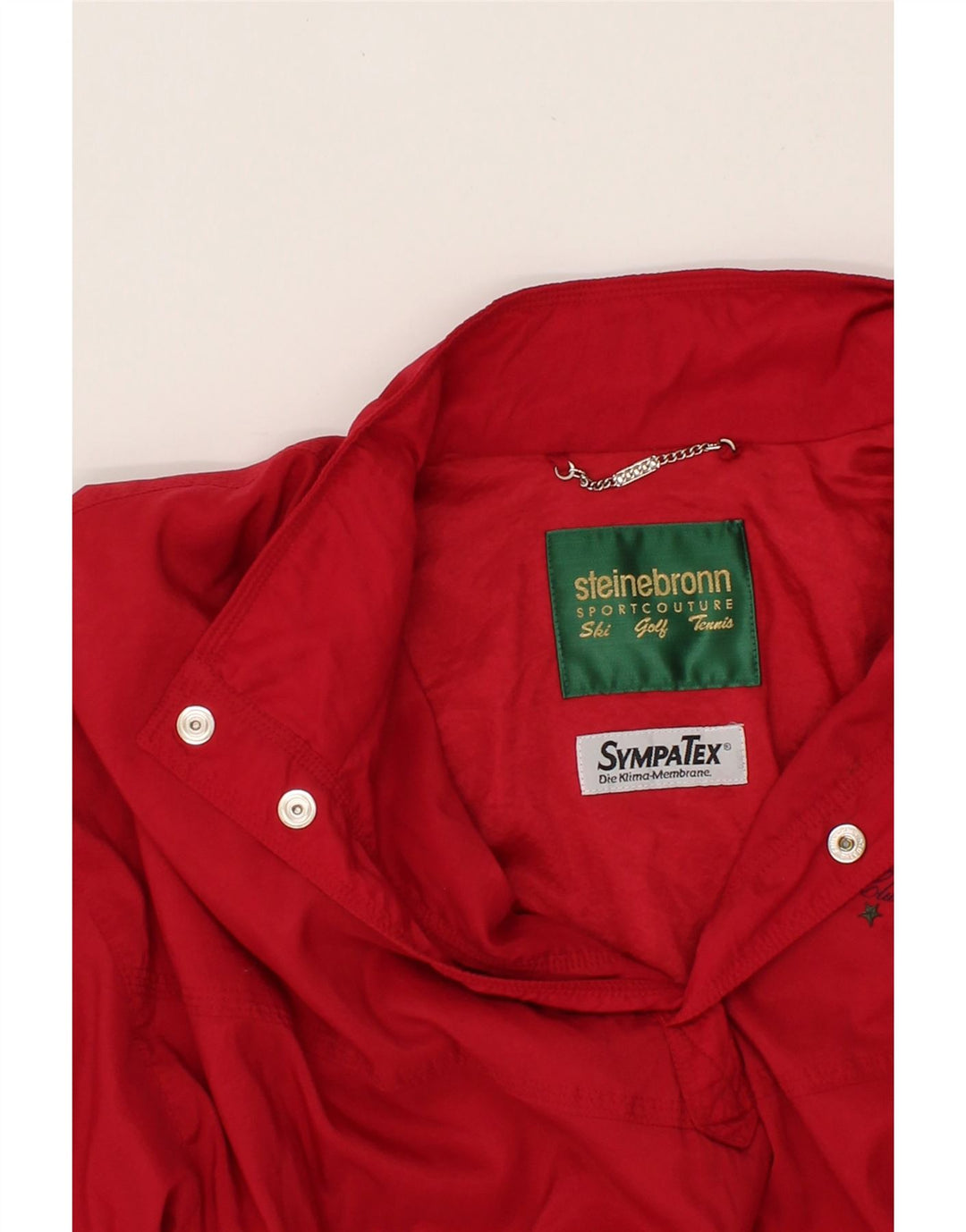 STEINEBRONN Chaqueta cortavientos Sympatex para hombre IT 56 3XL Rojo