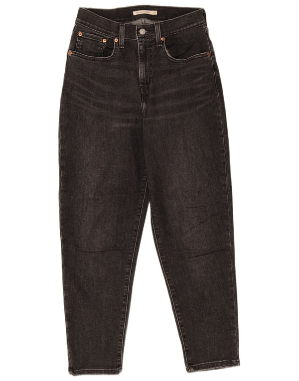 Levi's Vaqueros Cónicos De Talle Alto Boyfriend Para Mujer W27 L27 Algodón Negro
