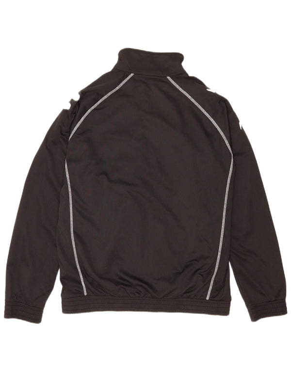 Kappa Mens Graphic Chándal Top Chaqueta Grande Negro Poliéster Deportes