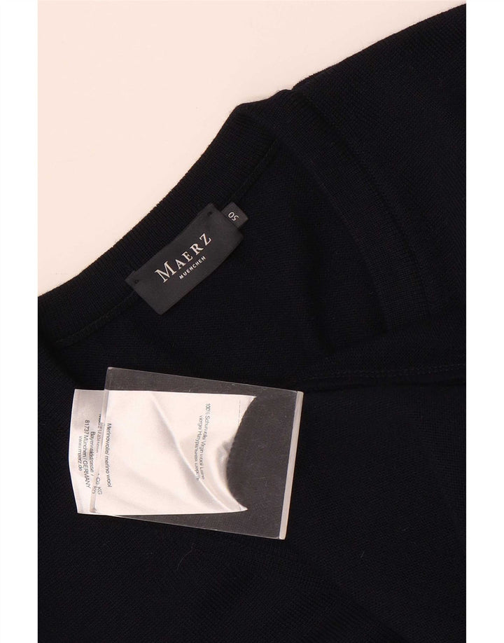 Maerz Muenchen Camiseta sin mangas para hombre IT 50 Medium Azul marino Lana