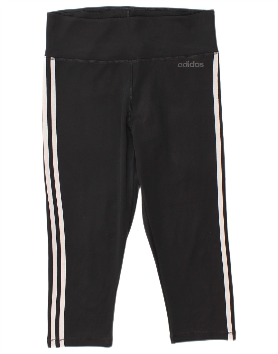 Adidas Mujer Climalite Capri Leggings Reino Unido 12/14 Mediano Negro Poliéster