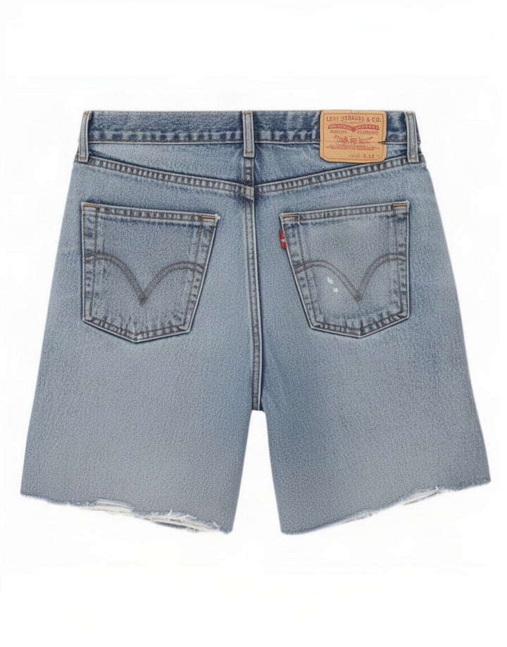 Levi's Mens 751 pantalones cortos de mezclilla desgastados W34 azul grande