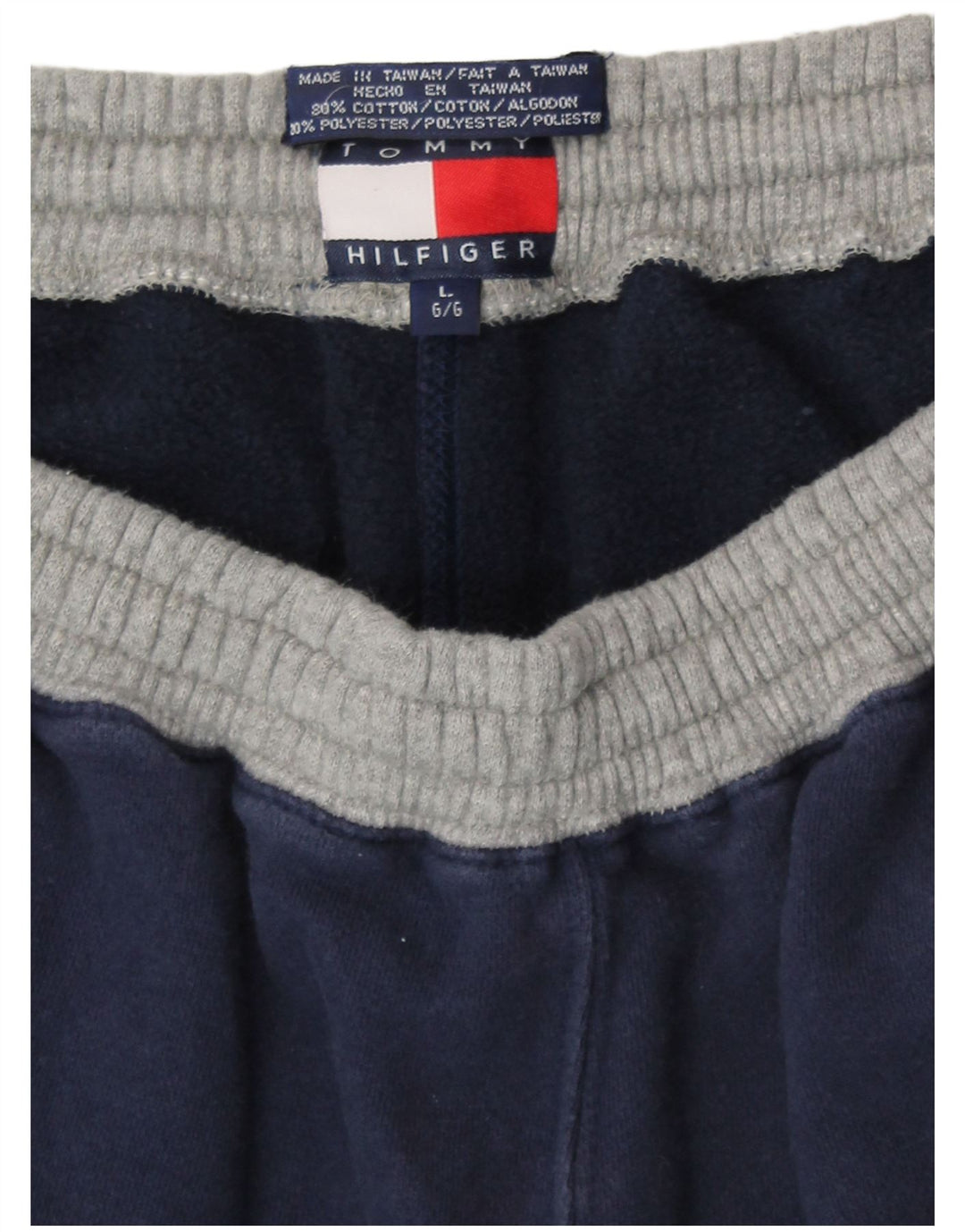 Tommy Hilfiger Pantalones de Chándal con Gráfico para Hombre Joggers Large Azul Marino