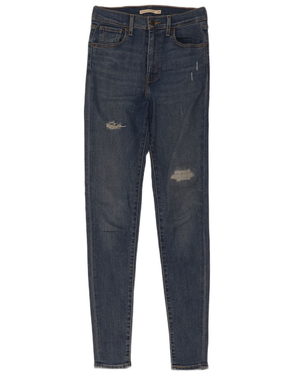 Vaqueros súper ajustados desgastados Mile High para mujer de Levi's W26 L32 Algodón azul