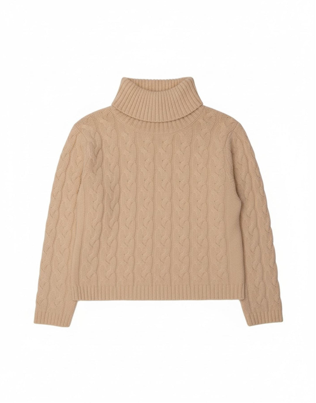 Marco Pecci Jersey con cuello vuelto para mujer UK 10 Small Off White Wool