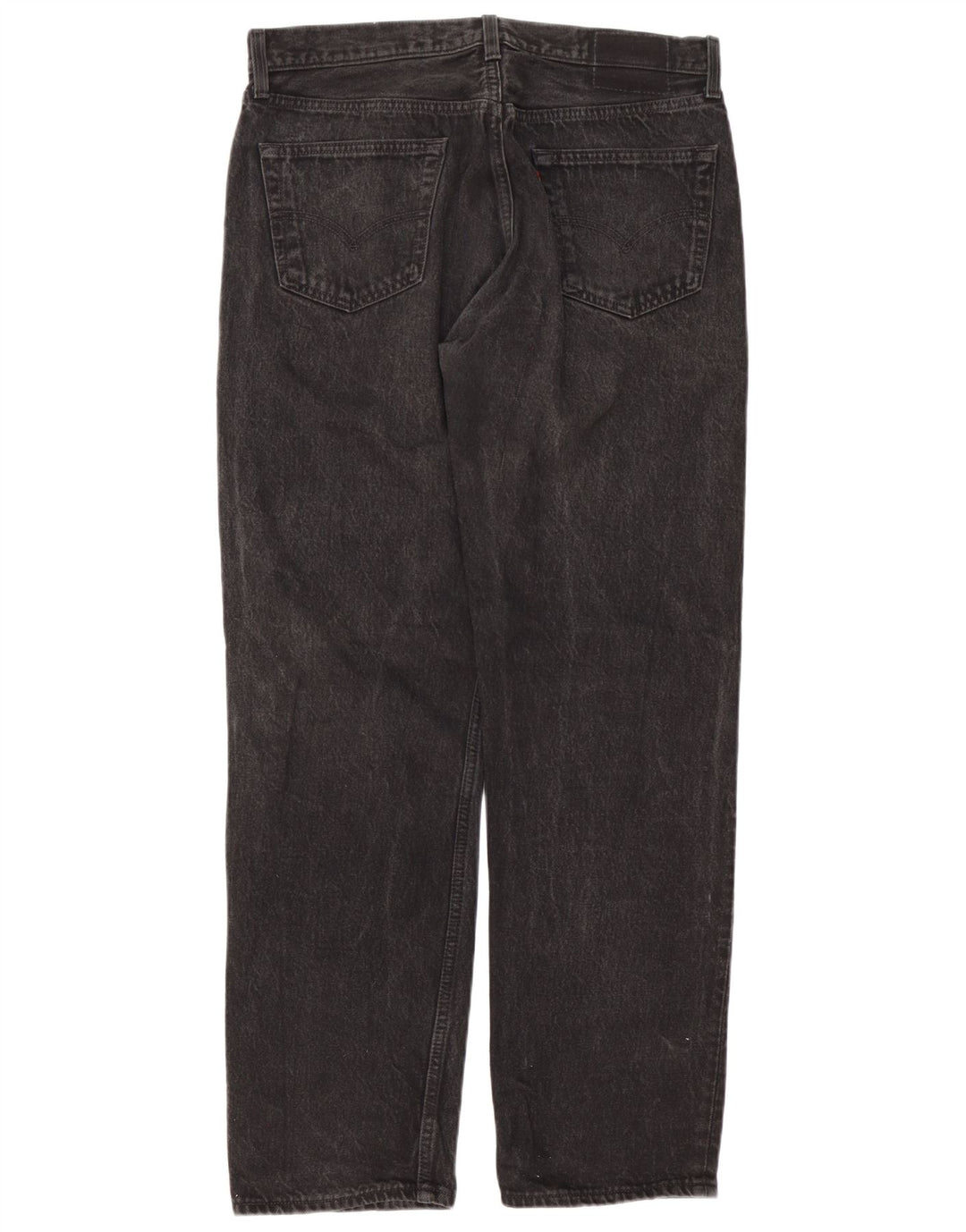 Vaqueros rectos Levi's para hombre W36 L32 Algodón negro