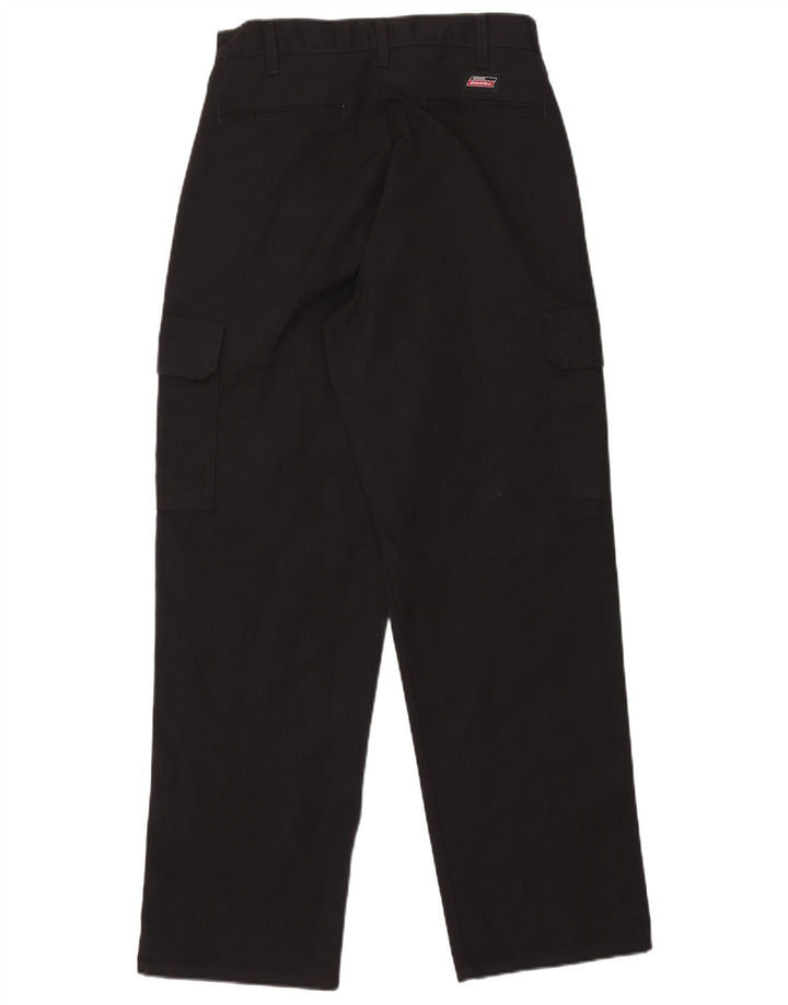 Dickies Pantalones cargo rectos para hombre W32 L32 Poliéster negro