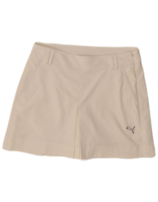 Puma Falda pantalón para mujer UK 10 Small Off White Poliéster