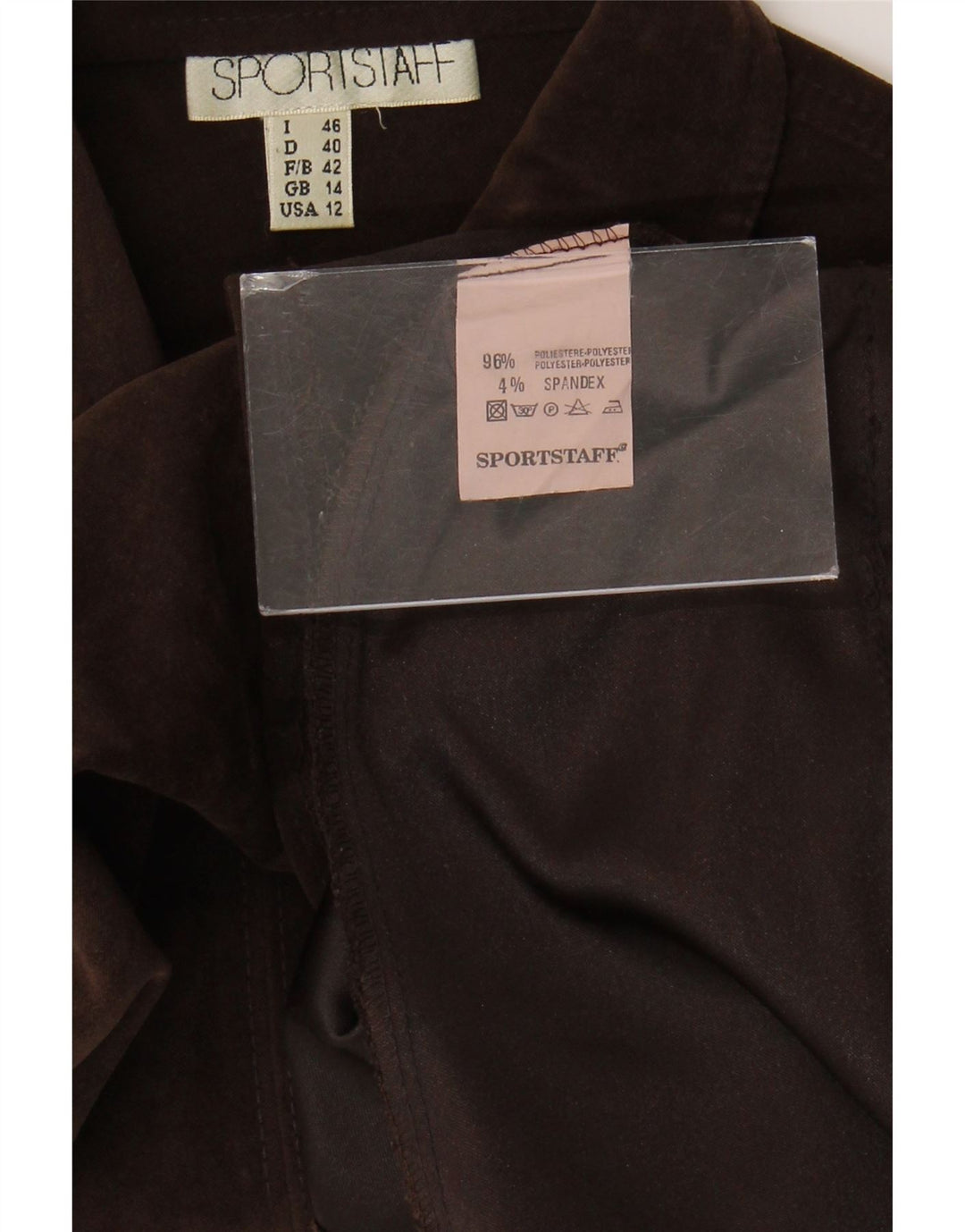 Sportstaff Camisa de Terciopelo para Mujer UK 44 Poliéster Marrón Medio