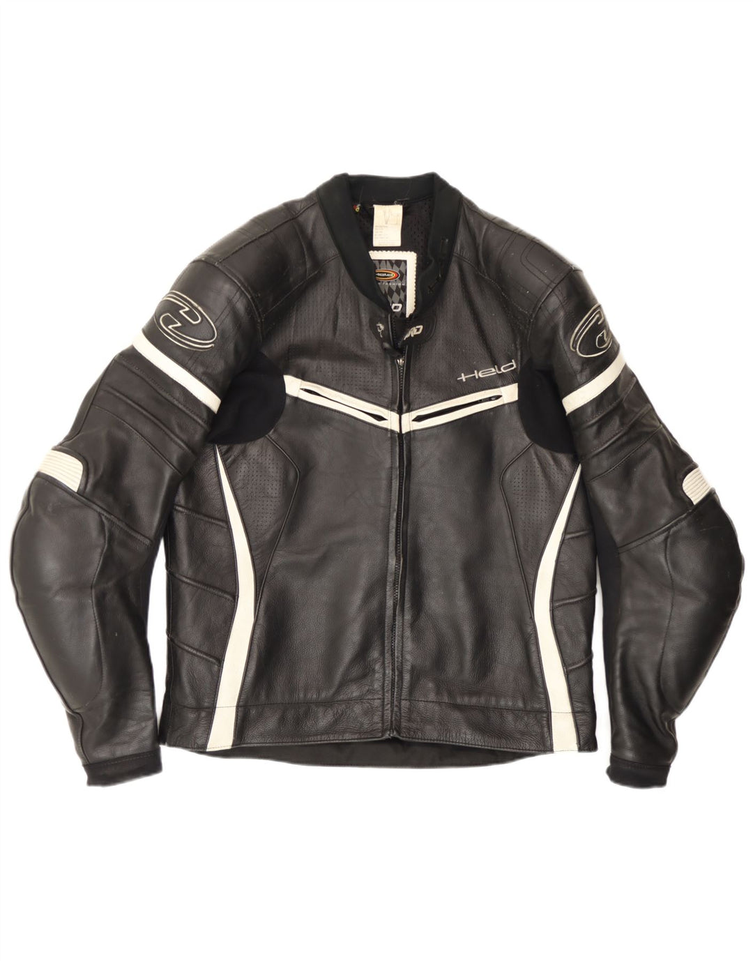 Held Chaqueta Motorstyle Graphic Racer para hombre Talla 48 XL Bloque de color negro