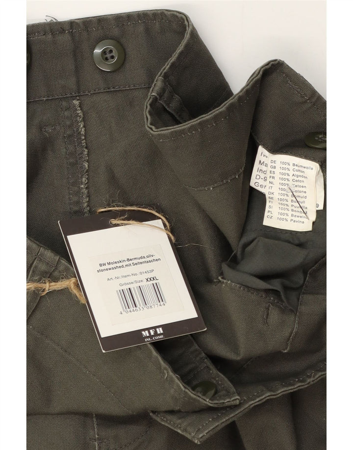 MFH Pantalones cortos cargo para hombre 3XL W44 Algodón caqui
