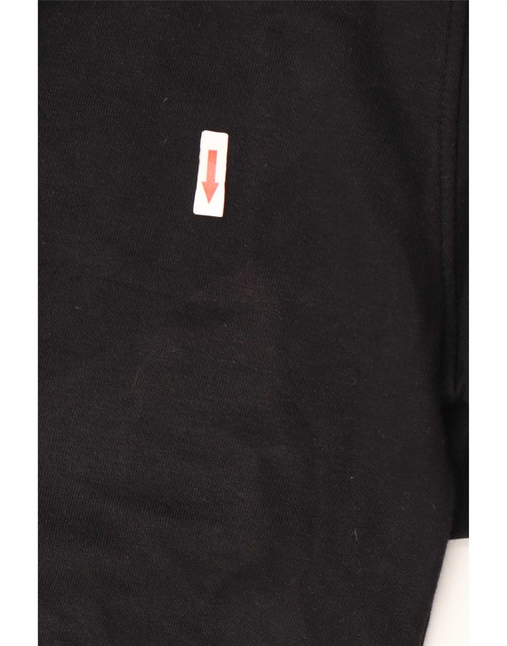 Zara - Jersey con cuello vuelto para mujer, talla 40, talla mediana, algodón negro