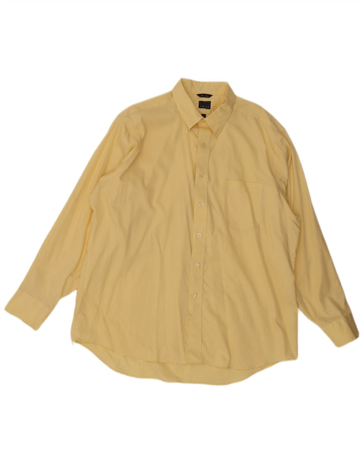 Chaps Ralph Lauren Camisa Hombre XL Algodón Amarillo