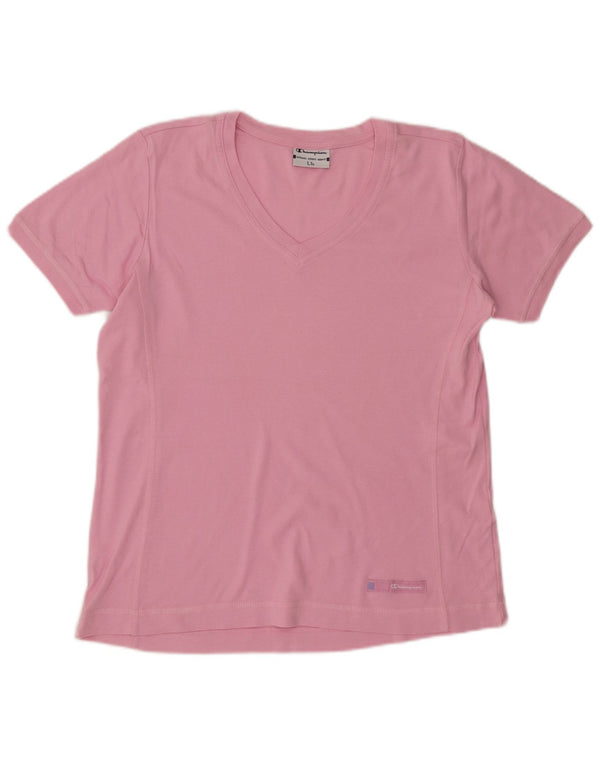 CHAMPION Camiseta de ajuste fácil para mujer UK 46 Large Pink