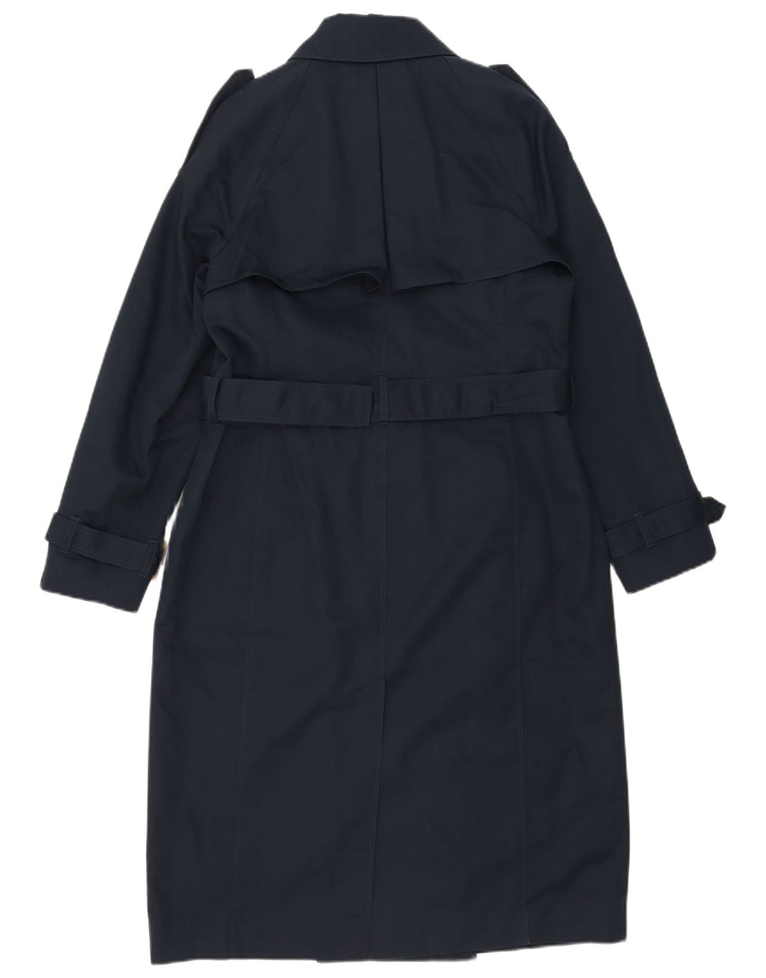 Marks & Spencer Gabardina para mujer Reino Unido 12 Algodón azul marino mediano