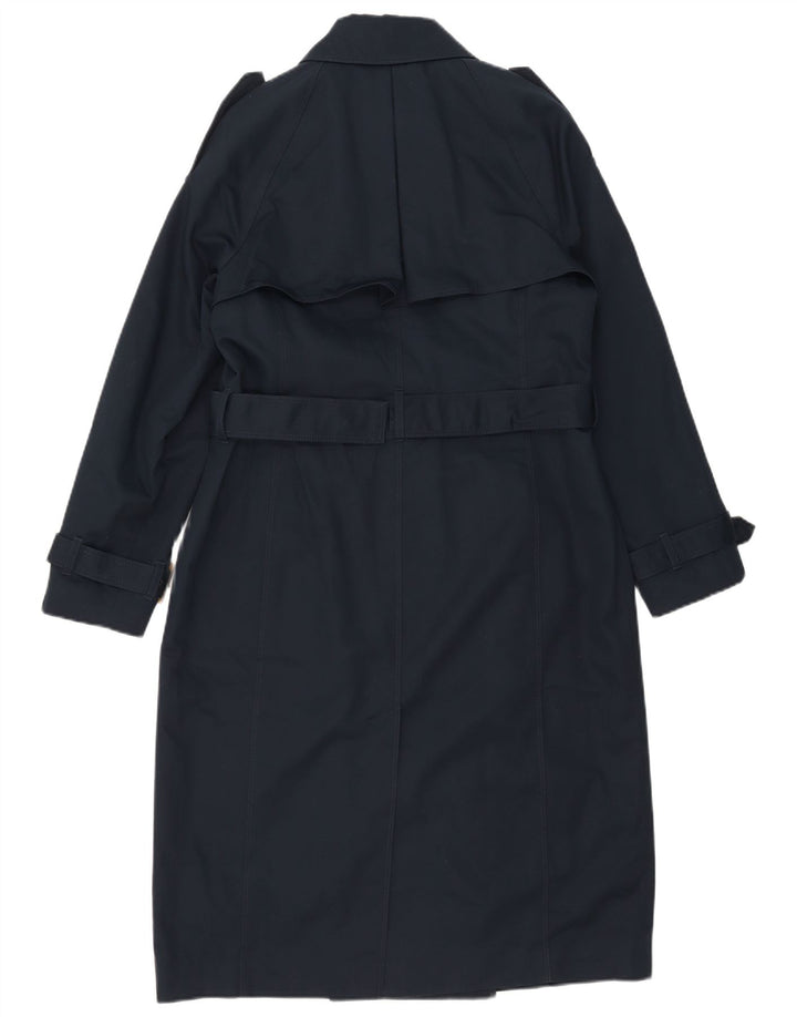 Marks & Spencer Gabardina para mujer Reino Unido 12 Algodón azul marino mediano