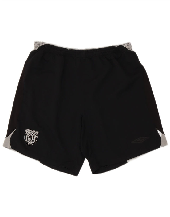 Umbro Shorts deportivos gráficos para hombre XL Poliéster color block negro