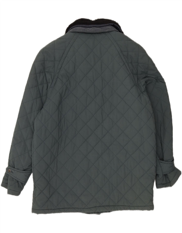 WAMPUM Chaqueta acolchada para hombre UK 40 Grande Poliéster verde