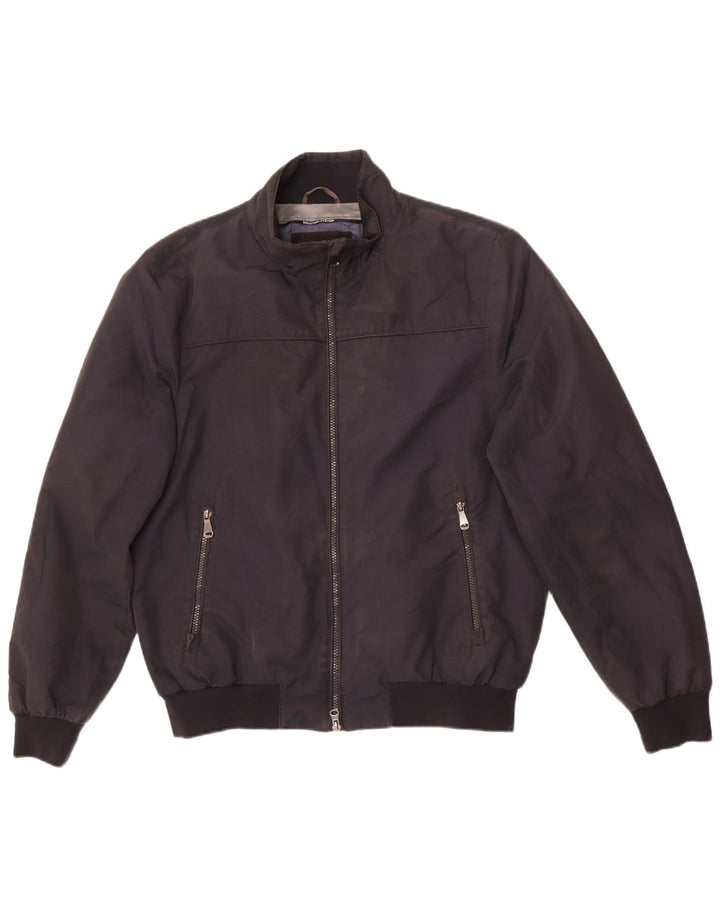 Geox Mens Respira Bomber Jacket UK 40 Grande Poliéster Negro