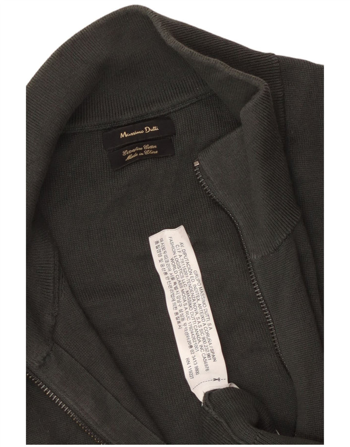 MASSIMO DUTTI Cárdigan Hombre 2XL Algodón Gris