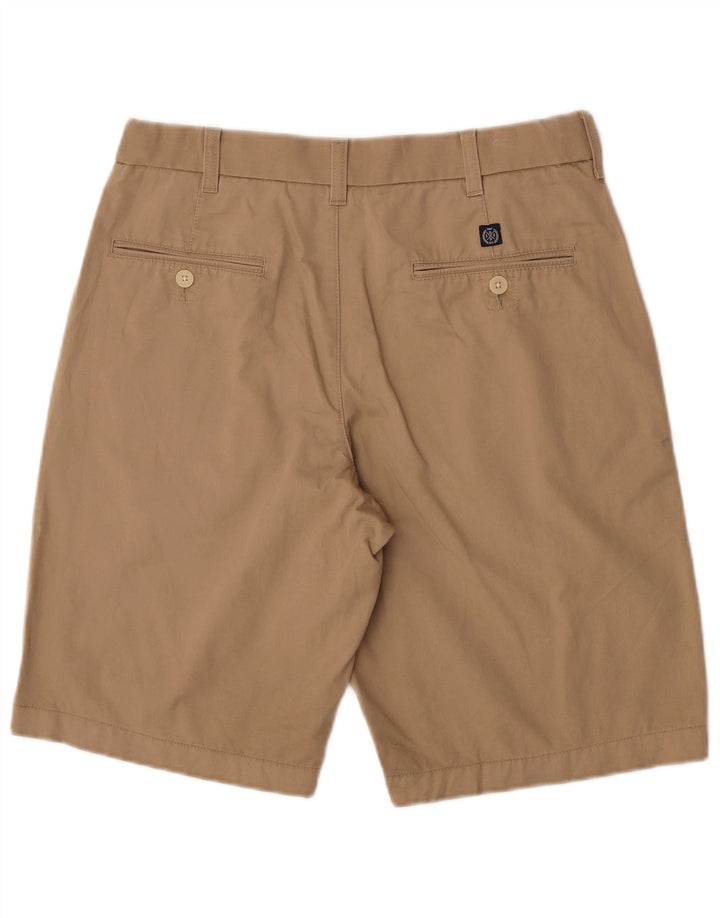 Marks & Spencer Pantalones cortos chinos Blue Harbor para hombre W32 Algodón beige medio