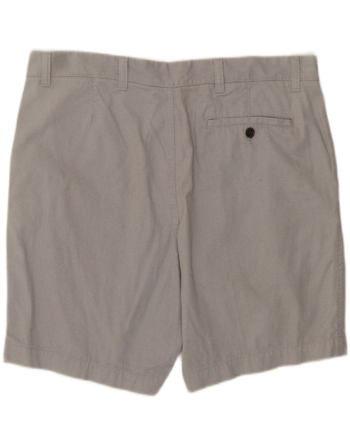 Marks & Spencer Pantalones cortos chinos para hombre W38 XL Algodón gris