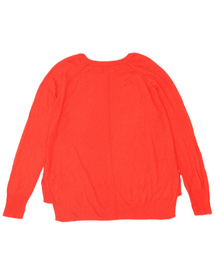 Zara - Jersey con cuello barco para mujer, talla 40, talla M, color rojo