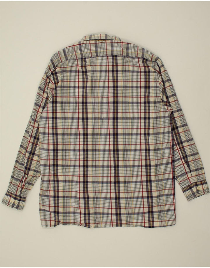 MASTER Mens Shirt Size 41/42 Large Multicoloured Check Cotton Vintage Master and Second-Hand Master from Messina Hembry 