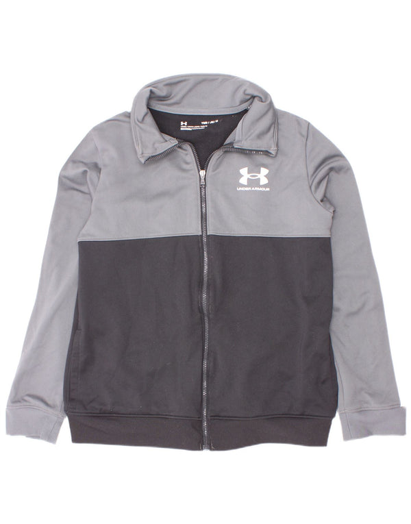 Under Armour Chaqueta de chándal para niño 9-10 años Gris medio Colorblock