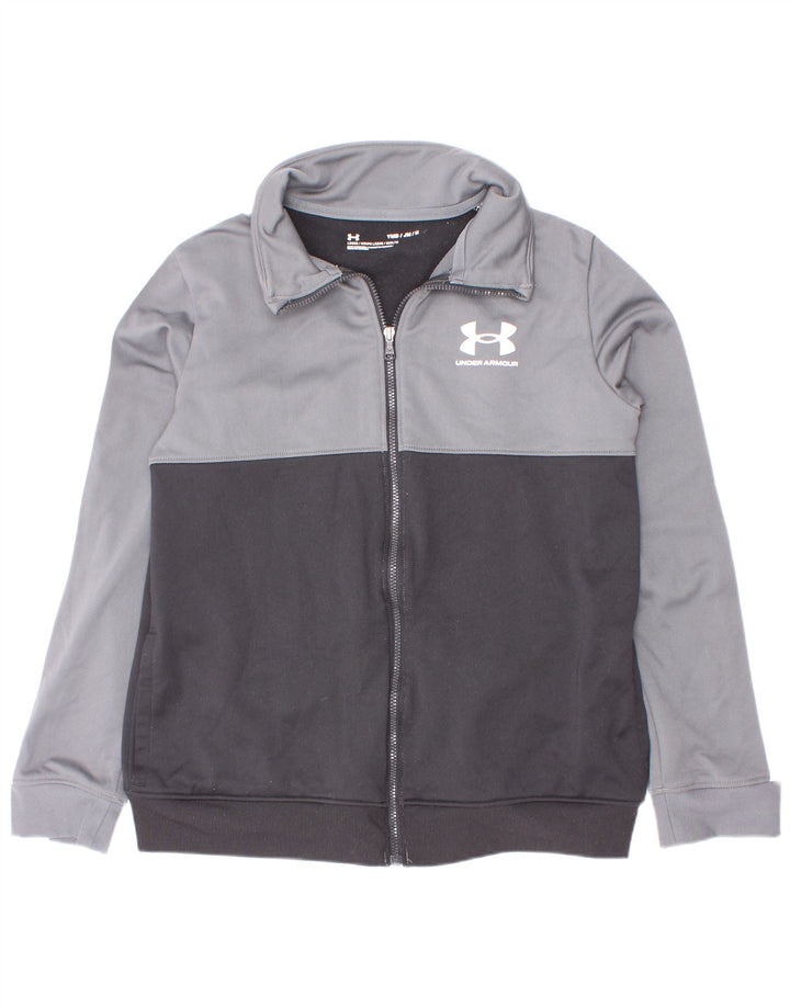 Under Armour Chaqueta de chándal para niño 9-10 años Gris medio Colorblock