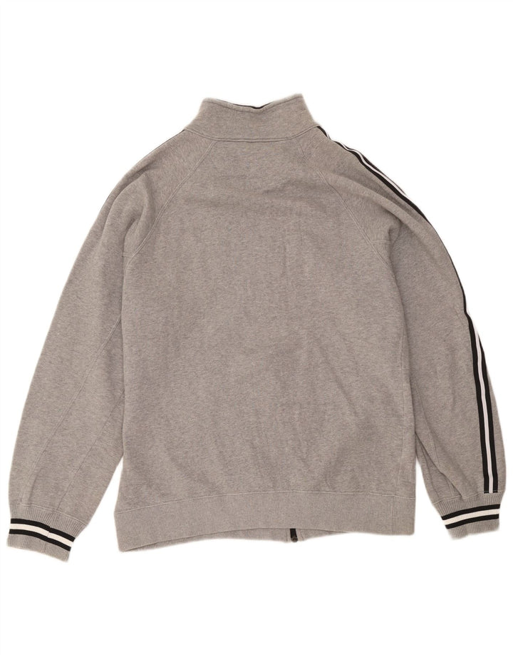 Champion Chaqueta de chándal para hombre de algodón moteado gris grande