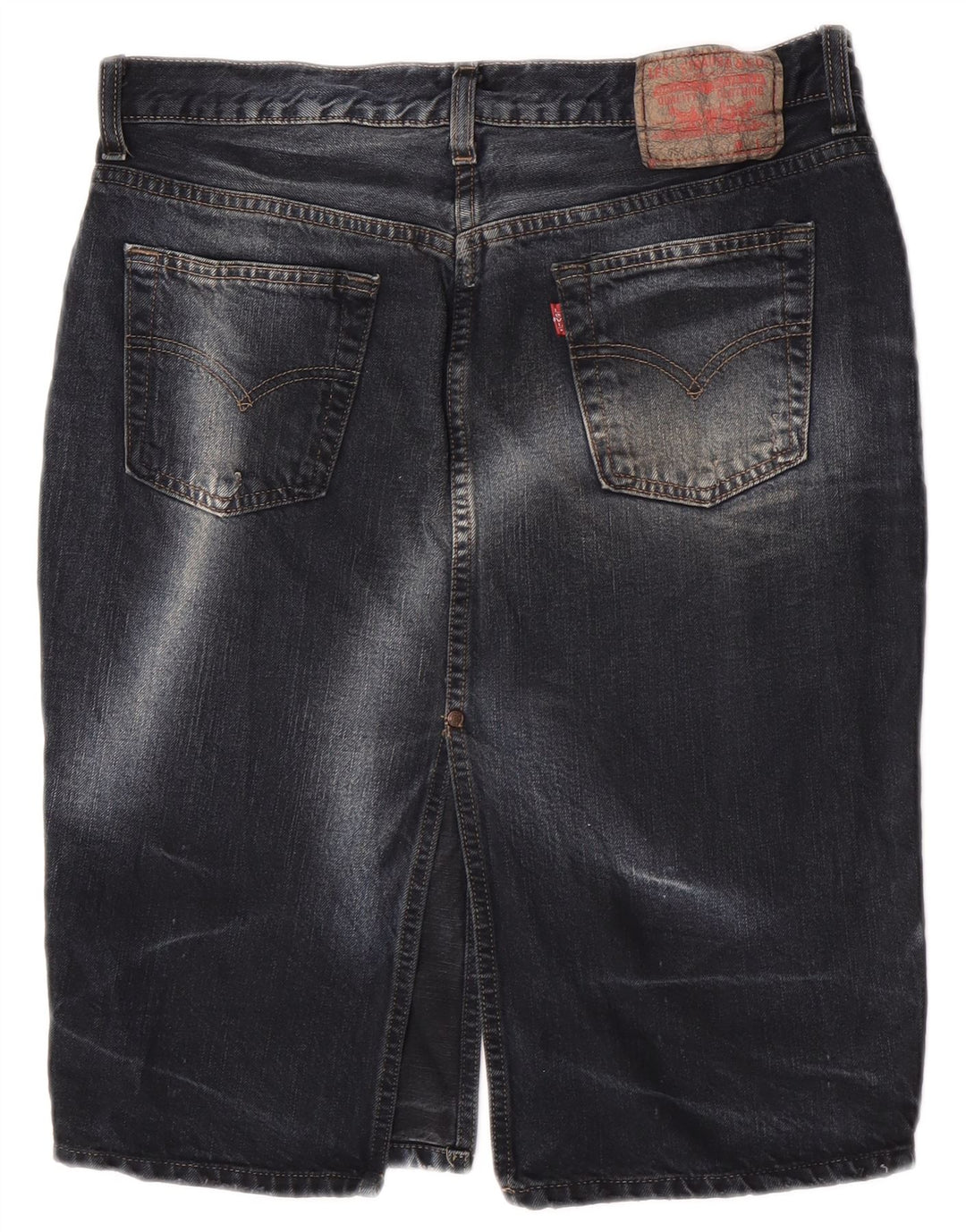 Levi's Falda Vaquera Para Mujer Grande W32 Algodón Azul Marino