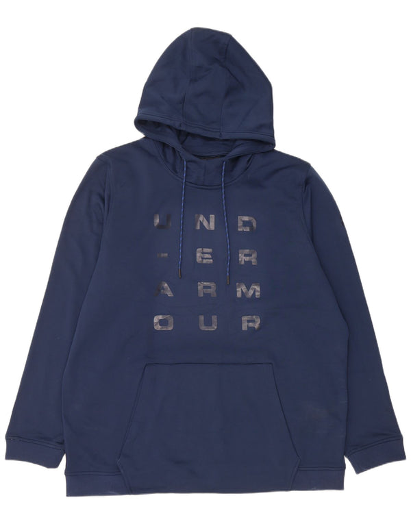 Under Armour Cold Gear Graphic Sudadera con capucha para mujer UK 20 2XL Azul marino