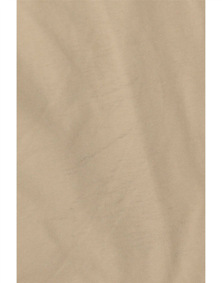 Richmond Top gráfico para hombre de manga larga de algodón beige medio
