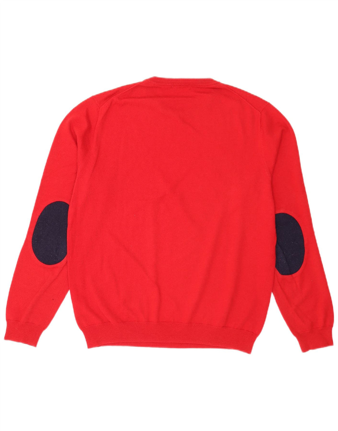 Sun68 Jersey De Cuello Redondo Para Hombre De Lana Roja Mediana