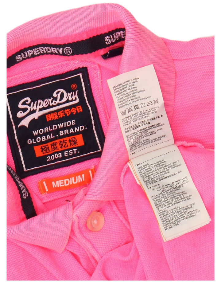SUPERDRY Polo Hombre Algodón Rosa Medio