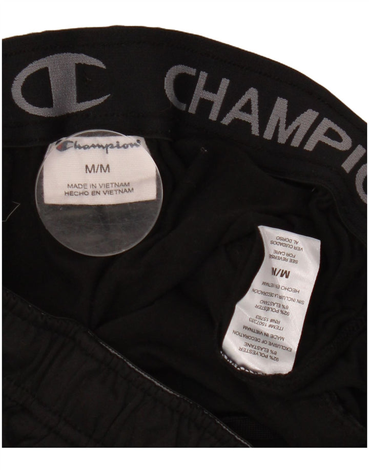 Champion Pantalones De Chándal Para Mujer UK 42 Mediano Negro Poliéster