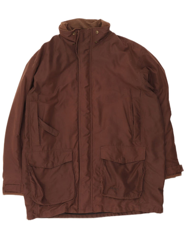 Musto Abrigo cortavientos para hombre UK 44 2XL Marrón Poliéster